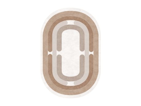 Conceptum Hypnose Tepih (100 x 300) Sftkece046 Oval