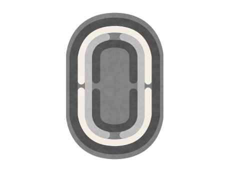 Conceptum Hypnose Tepih (100 x 300) Sftkece047 Oval