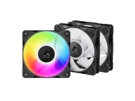 Arctic P12 PRO 120mm A-RGB 3 komada set ventilatora crni ACFAN00310A