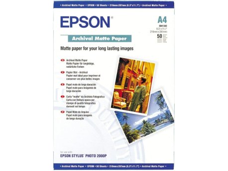 EPSON S041342 A4(50 listova)ARCHIVAL MATTE PAPIR