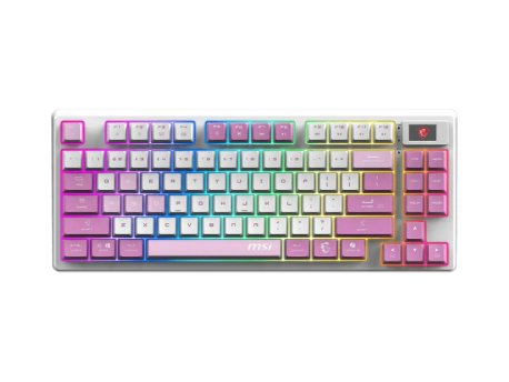 MSI FORGE GK600 TKL W VIOLET US wireless tastatura