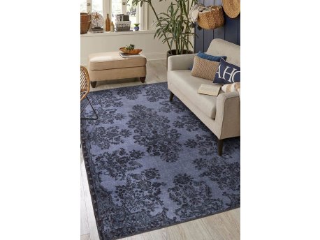 Conceptum Hypnose Tepih (150 x 230) Folk Chenille Navy Blue BA 37