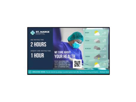 CleverTouch CM High Bright CTL-49HB112K30EK1, 49'' Commercial Display
