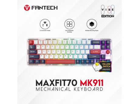 FANTECH Mehanicka Gaming MK911 RGB Vibe Maxfit 70 London Tour Wireless (Yellow switch)
