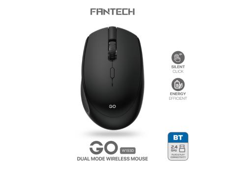 FANTECH Wireless mis W193D crni