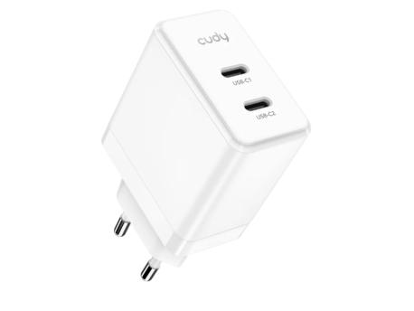 CUDY Cudy CH40_EU Brzi punjac za telefone,laptopove I tablete PD+PPS+QC, 2× USB-C , 40W