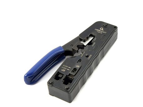 GEMBIRD T-WC-06 Gembird Klesta za krimpovanje CAT.7 LAN pass-through plug, 8P8C, 6P6C, blue