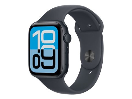 APPLE Watch SE 3 Cellular 44mm Midnight Aluminium Case with Midnight Sport Band - M/L (mepj4rk/a)