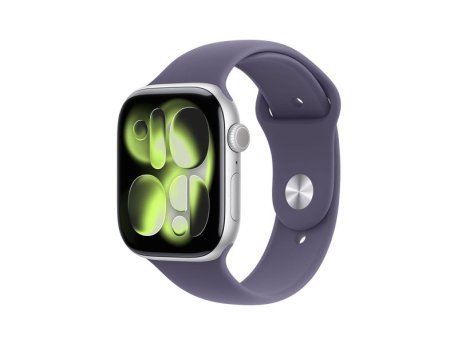 APPLE Watch S11 Cellular 42mm Silver Aluminium Case with Purple Fog Sport Band - M/L (mf8j4rk/a)
