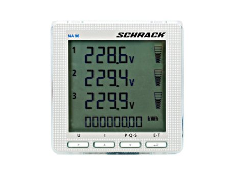 SCHRACK Mrežni analizator NA96,/I/P-Q-S/E-T/cosφ/f,sa displejom