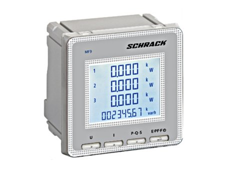 SCHRACK Mrežni analizator MF9, 96x96mm, sa RS 485 konekcijom integrisan RS485