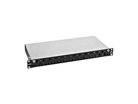 SCHRACK FO Panel 19'',za 24xLCdx adaptera,prazan,1HU,crni,PREMIUM