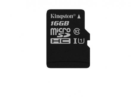 KINGSTON MICRO SD 16GB  bez adaptera SDC10G2/16GBSP