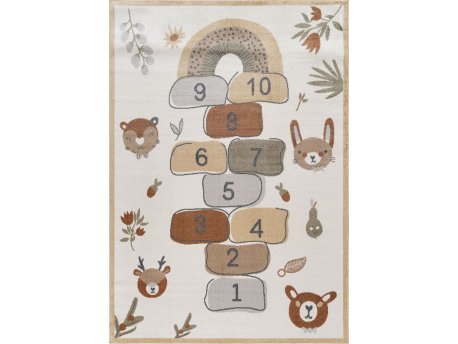 Conceptum Hypnose Tepih (120 x 180) Bohem Kids Cream Grey