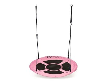 ECO TOYS Baštenska ljuljaška 100 cm, roze