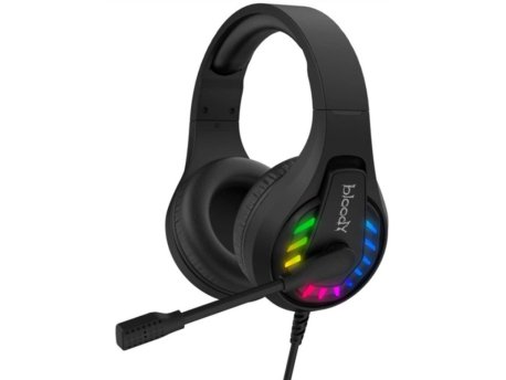 A4 TECH A4-G230 A4Tech Bloody gejmerske slusalice sa mikrofonom, 7.1 SURROUND, 50mm/16ohm, NEON, USB BLACK