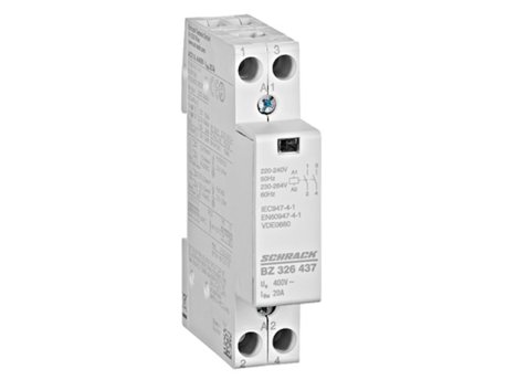 SCHRACK Instalacioni kontaktor AC1: 20A/400V, 2NO, 230VAC