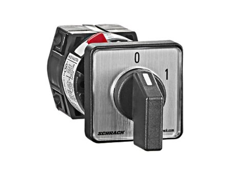 SCHRACK Greb. sklopka MINI/1p/10A/0-1/AC21/mont.na vrata fi22mm