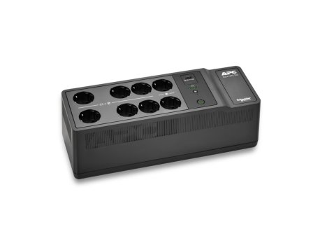 APC Back-UPS 500VA/300W 230V, 8xŠuko, 1xUSB A, podno/zidni
