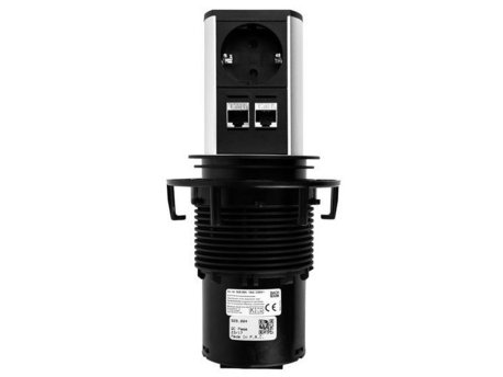 BACHMANN ELEVATOR Utičnica 1xšuko+2xRJ45 CAT6&2xdata kablom.d.0,5m