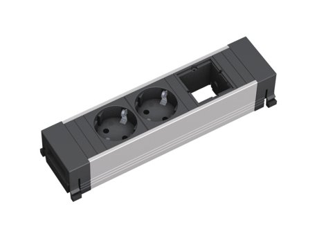 BACHMANN POWER FRAME napojni modul 2x šuko + 1x prazno mesto