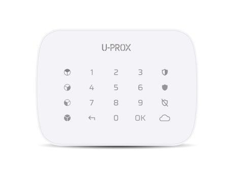 U-PROX Tastatura osetljiva na dodir od kaljenog stakla za 4 part.