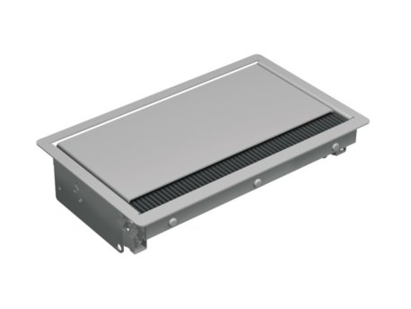 BACHMANN CONI modularna ugradna kutija, kraca, 3 mesta, srebrna