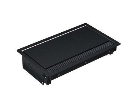 BACHMANN CONI modularna ugradna kutija, kraca, 3 mesta, crna