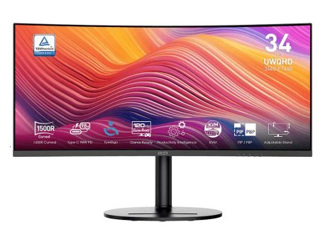 MSI MD342CQP UWQHD QHD 120Hz FreeSync Premium Curved