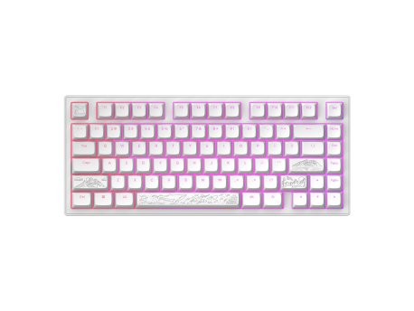 Dark Project ALU Terra Nostra R2 White - Wired Gaming Keyboard (ANSI)