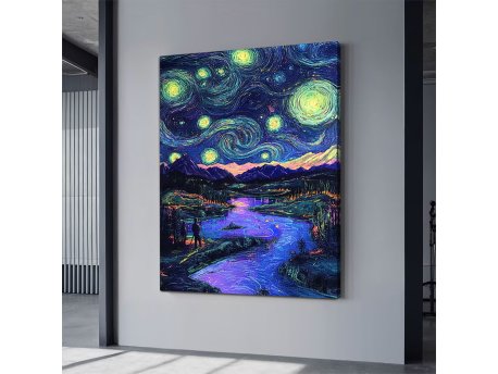 WALLXPERT Dekorativna slika Canvasneon2 45 x 70