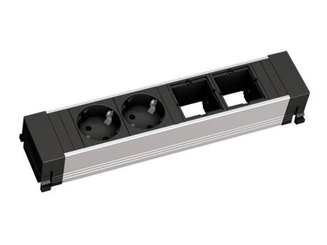 BACHMANN CONFEREN/TOP FRAME napojni modul 2x šuko+2x prazno mesto