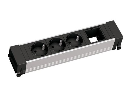 BACHMANN CONFEREN/TOP FRAME napojni modul 3x šuko+1x prazno mesto