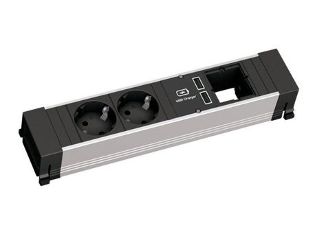 BACHMANN CONFEREN/TOP FRAME napojni modul 4x šuko+4x prazno mesto