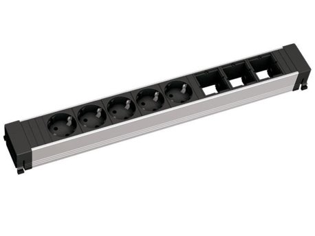 BACHMANN CONFEREN/TOP FRAME napojni modul 5x šuko+3x prazno mesto