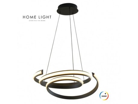 HOME LIGHT Solea 135 LED luster crni