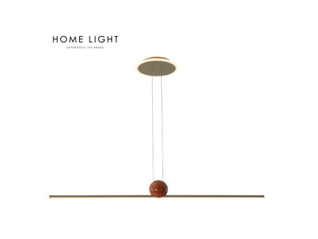 HOME LIGHT Solea 166 LED luster Cappuccino
