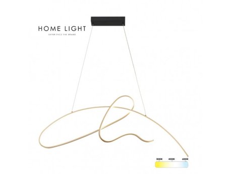 HOME LIGHT Solea 147 LED luster crni