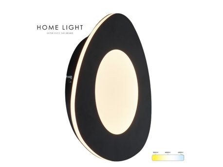 HOME LIGHT Solea 96 CCT LED plafonjera crna
