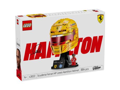 LEGO Kaciga Luisa Hamiltona – Scuderia Ferrari HP