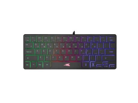 WHITE SHARK Baracuda BGK 04141 SEAHORSE Black - Keyboard US