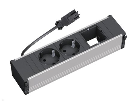 BACHMANN CONI napojni modul 2x šuko+1x prazno mesto,kabl 0,2m GST18