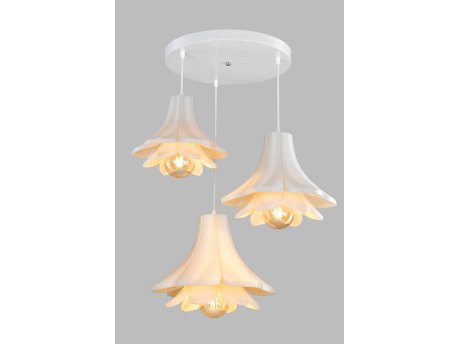 OPVIQ Luster Lotus 3 White