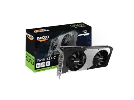 Inno3D GeForce RTX 5060 TWIN X2 OC 8GB GDDR7 N50602-08D7X-195070N