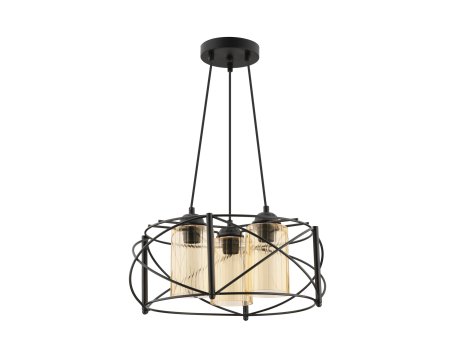OPVIQ Luster Dratkruh Glass Black Yellow