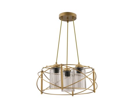 OPVIQ Luster Dratkruh Glass Gold Grey