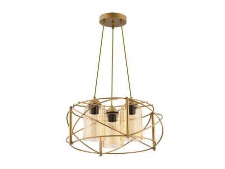 OPVIQ Luster Dratkruh Glass Gold Yellow