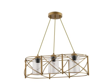 OPVIQ Luster Dratrio Glass Gold Transparent