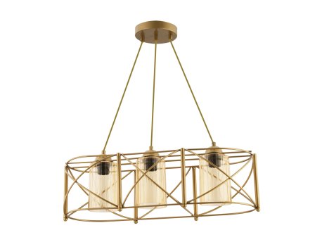 OPVIQ Luster Dratrio Glass Gold Yellow