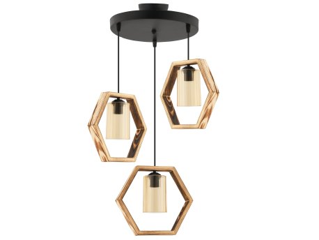 OPVIQ Luster Hexagon Triple B Glass